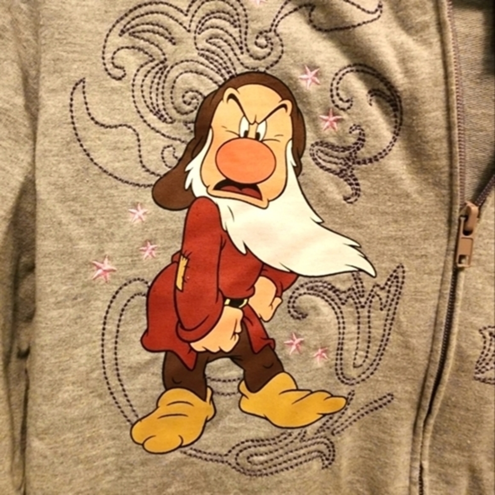 DISNEY Grumpy Hoodie‎ Size 1X (16W) - Picture 2 of 5